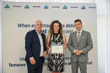 KBC Time Centre в София получи първия сертификат за висока експертиза от Теменос