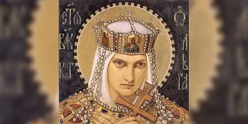 Българска княгиня, управлявала Киев, посяла християнството