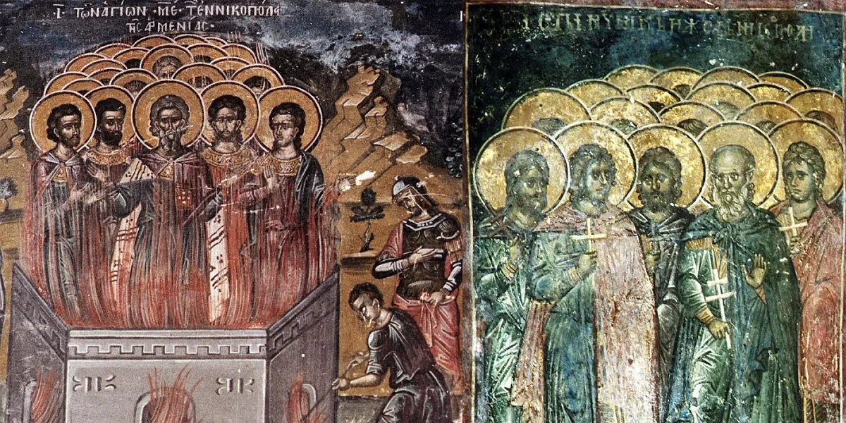 Източен римски император избил 45 християни мъченици