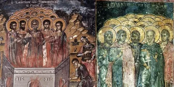 Източен римски император избил 45 християни мъченици