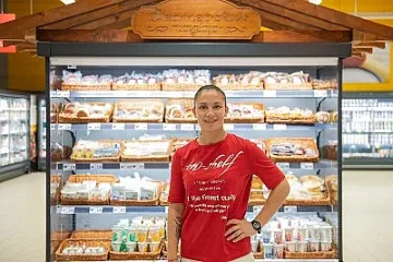 Ивет Горанова пазарува от „олимпийската“ нискоемисионна витрина на Kaufland