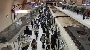 Драма в метрото. Пламна вагон