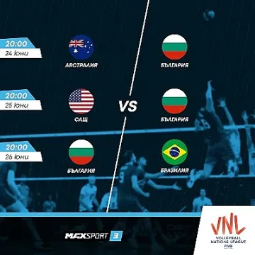 Волейболният отбор на България се изправя срещу Австралия, САЩ и Бразилия