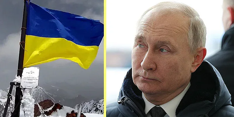 Жестока обида! Забиха украинско знаме на връх Путин