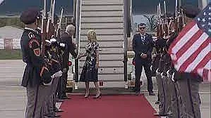 Първата дама на САЩ вече е в Словакия