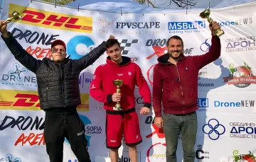 Пловдивчанин е в топ три на дрон състезателите в света