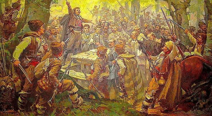 Черна змия гони  Юда на Априлското въстание