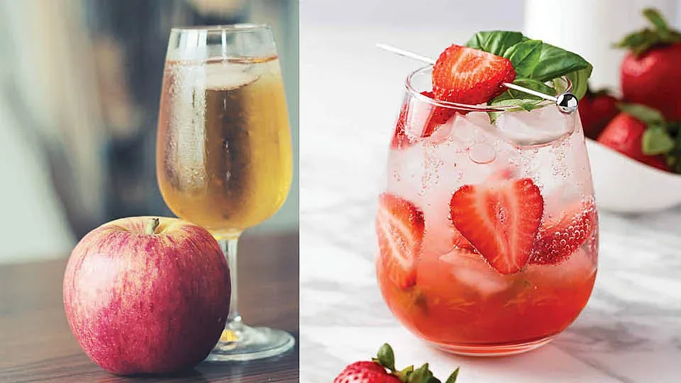 Ябълково вино или безалкохолен коктейл?