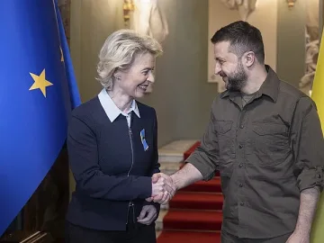 Ето колко иска месечно Зеленски от Урсула фон дер Лайен