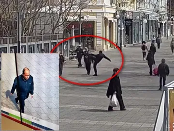 Брутално! Камери заснеха какво прави изверг с жени в Бургас (Видео)