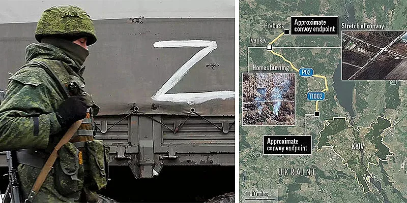 Проблем с руското напредване към Киев. Съпротивата остава жестока