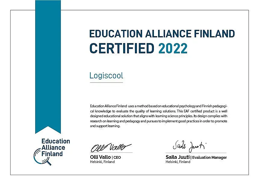 Logiscool с престижно международно признание за дейността си