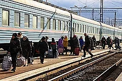 Първият влак с бежанци от Донбас пристигна във Воронеж