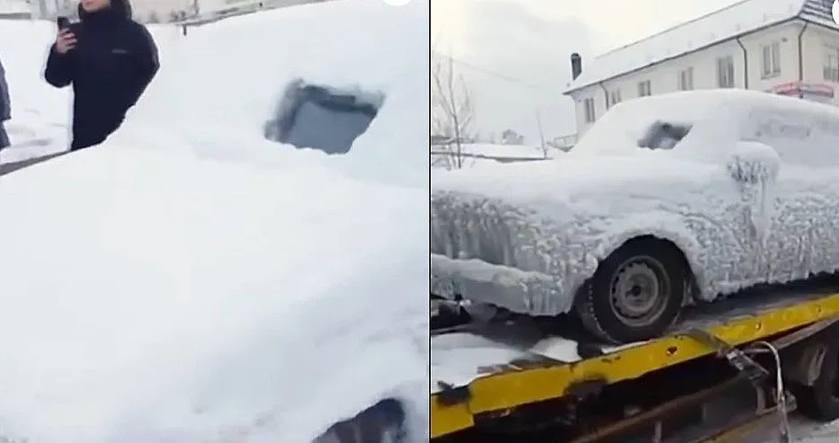 Цирк! Ето така карат кола в Красноярск