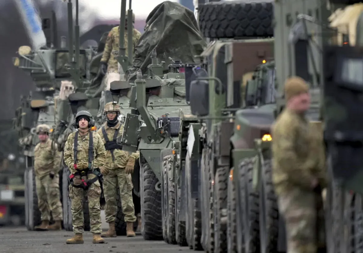 1000 US военни с бронирани машини тръгнаха за Румъния, какво готвят