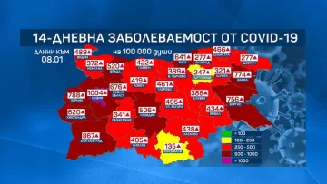 Вече е факт. София с над 1000 заразени на 100 хил.души