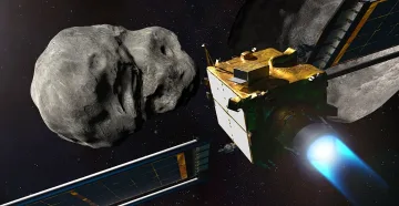 NASA показа първите снимки от борещия се с астероиди DART