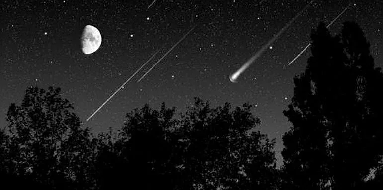 Дъжд от падащи звезди след Нова година