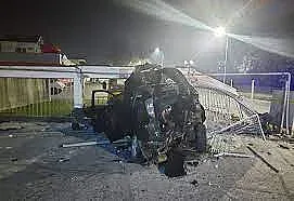 Ето кой е шофьорът, забил колата си в шоурум