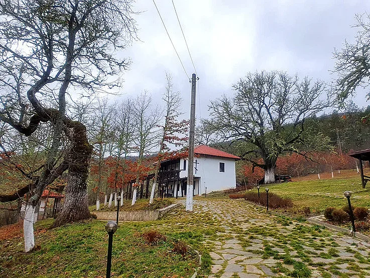 Манастир се гуши между вековни дъбици