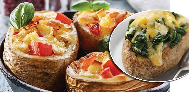 Печени картофи с 4 перфектни пълнежа