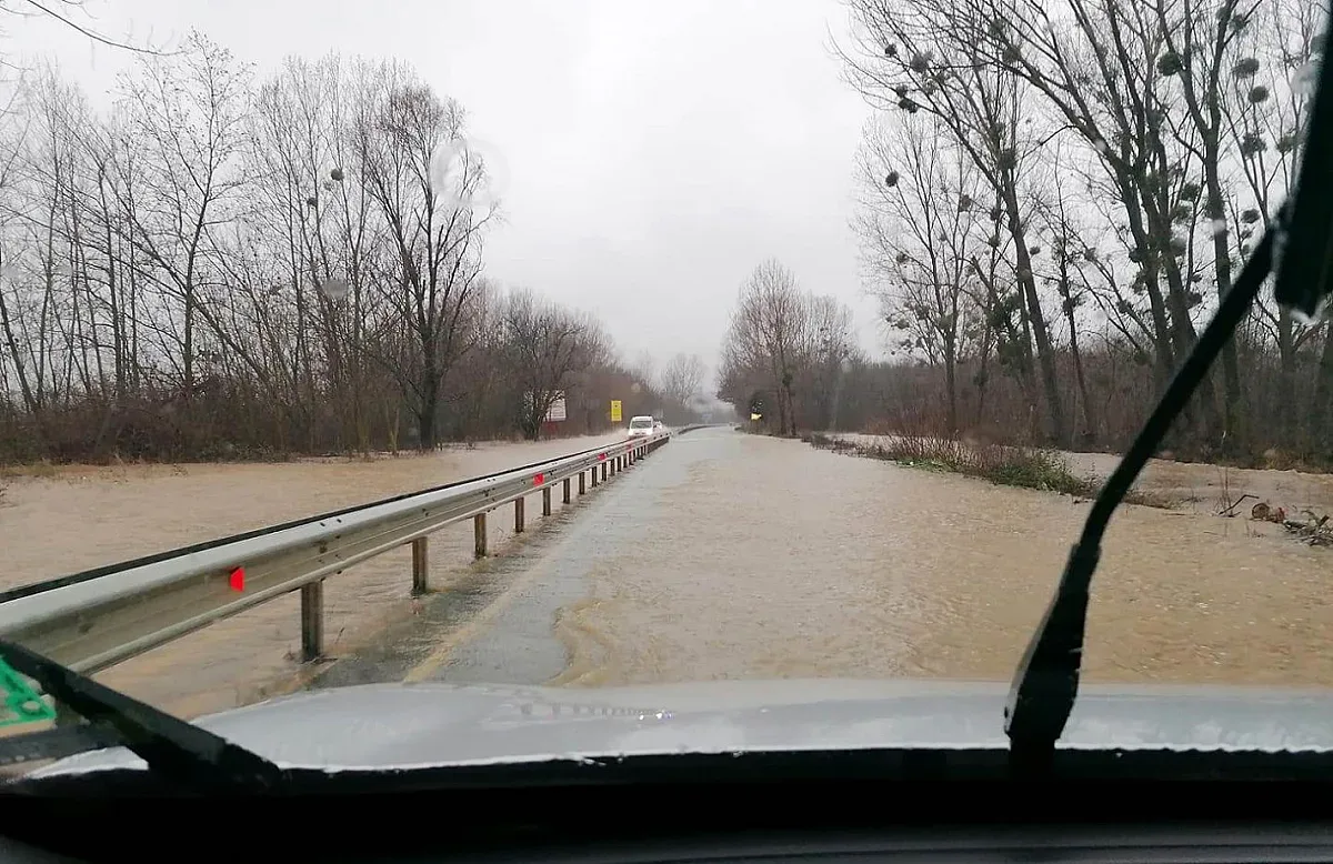 Ад на пътя Бургас - Созопол, падат дървета