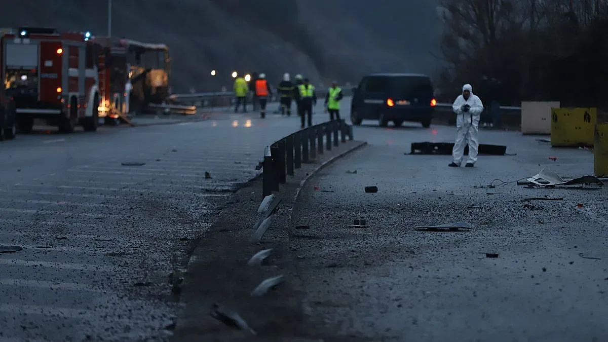 Изгорелият автобус е нов, превозвачът няма инциденти