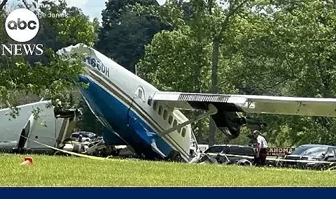 Нов кошмар в небето. Разби се самолет с 20 души /ВИДЕО/