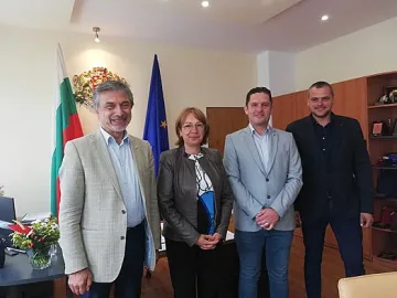 Кметът на Казанлък се срещна днес с Дистрикт гуверньор 2021-2022