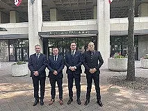 Министър Даниел Митов на среща в централата на ФБР. Четири теми