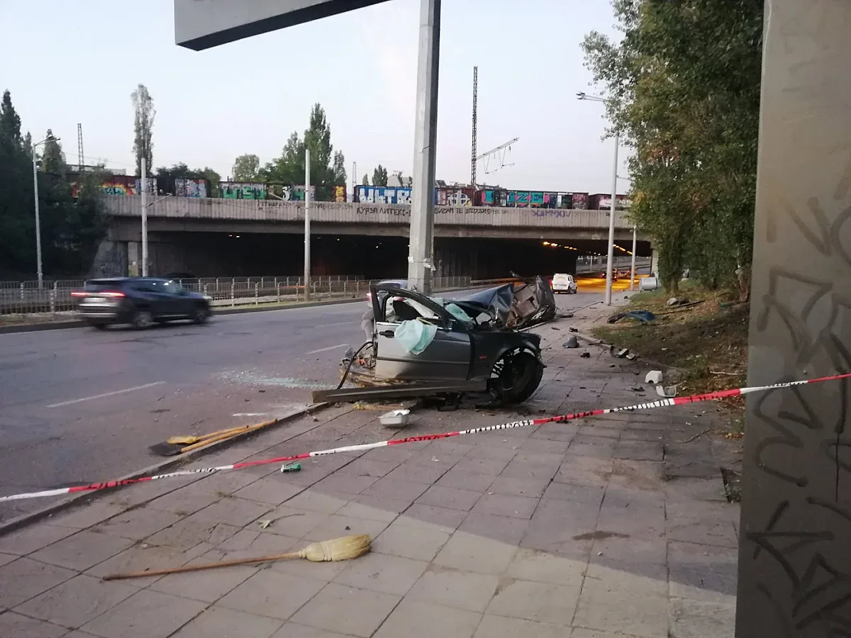 Жестока катастрофа в София. Двама ранени
