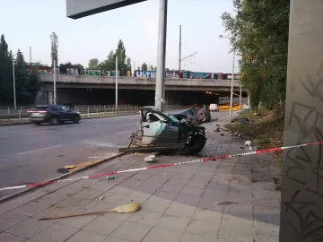 Жестока катастрофа в София. Двама ранени