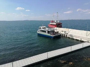 Новият кей на остров Света Анастасия вече е завършен