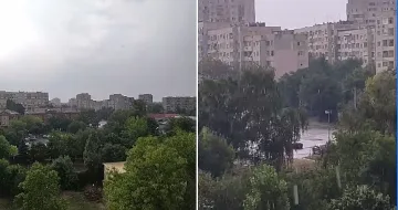 Силна буря удари София. Къде вали най-много