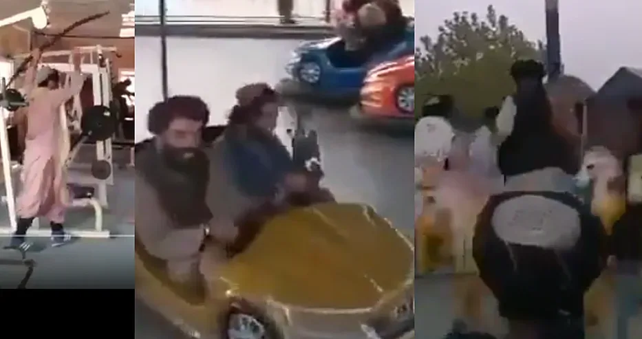 Цирк! Талибаните полудяха по лунапарка и фитнесите