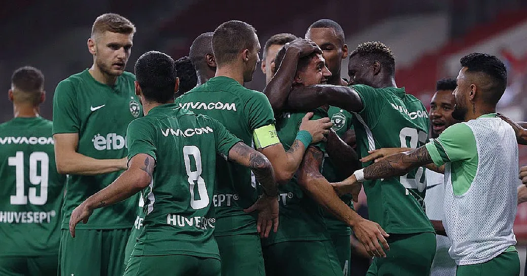 Силен Лудогорец изпусна Олимпиакос в Атина