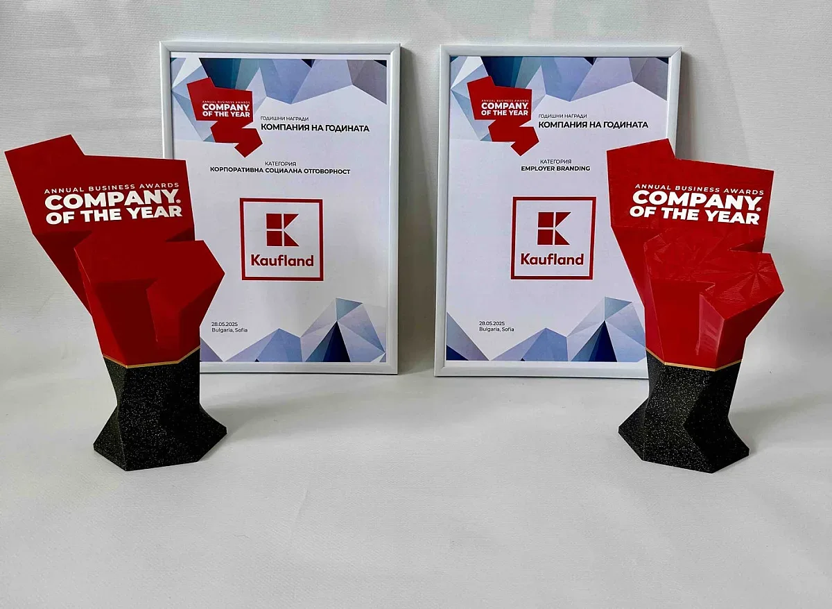 Kaufland с две отличия в конкурса „Компания на годината“ 2025