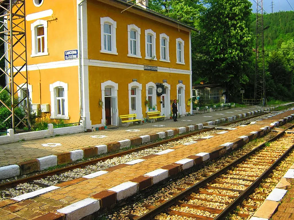 Влак се подпали на гара Елисейна