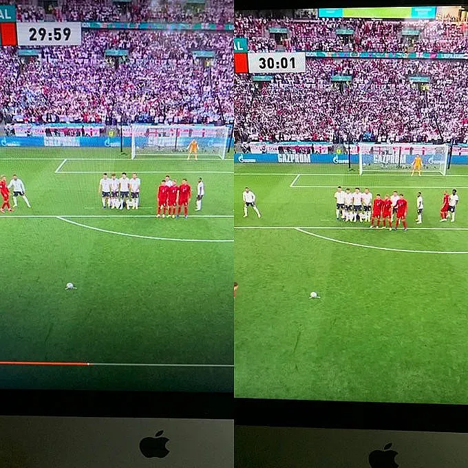 И Островът ревна: Нередовен гол на Дания!