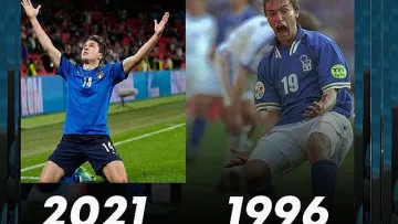 Баща и син са първите с голове на европейско