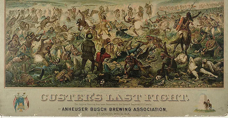 Генерал Кастър става герой заради реклама на бира