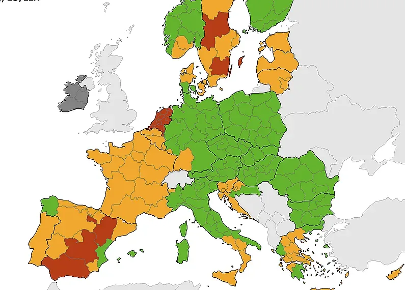 Чаканата новина: Светнахме в зелено на К-19 картата