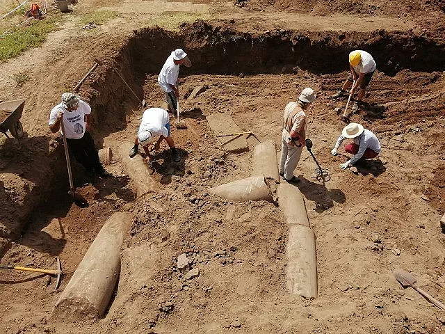 Богинята на победата изскочи край Петрич