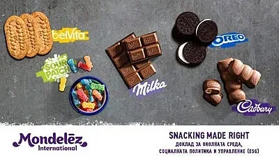 Монделийз с напредък в целите за устойчиво развитие