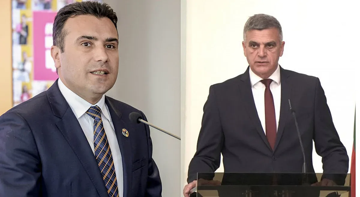 Ледовете се топят. Янев и Заев с дружески разговор