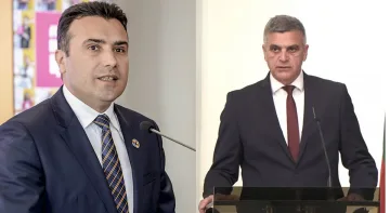 Ледовете се топят. Янев и Заев с дружески разговор