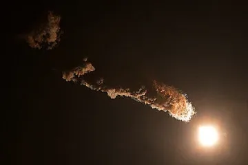 Ето какво стана с неуправляемата китайска ракета