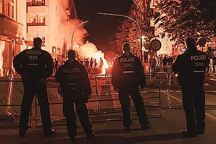 Безредици в Берлин на Първомайско шествие