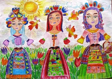 Рисуваха лазарки в старозагорско читалище