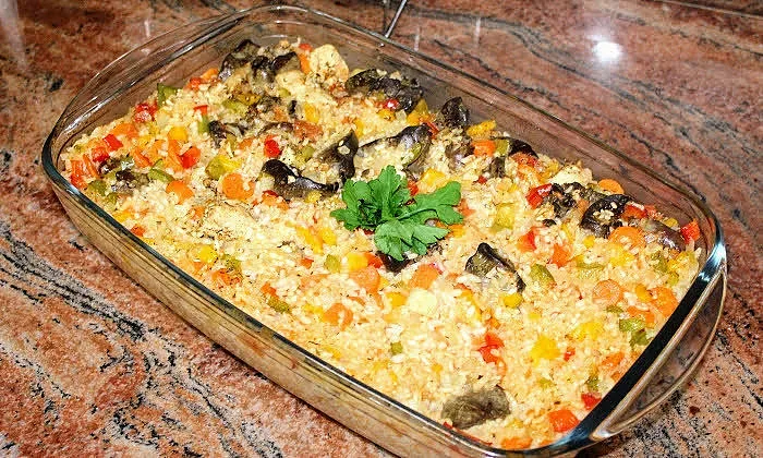 Класическа вечеря: Ориз с много зеленчуци